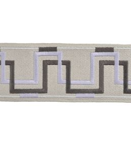 Cosimo Embroidered Braid 66mm Trimming by Houles Ardesia