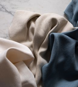 Cosimo Linen Fabric by Marvic Blue