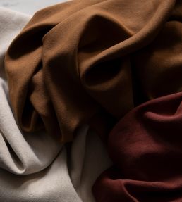Cosimo Linen Fabric by Marvic Ochre