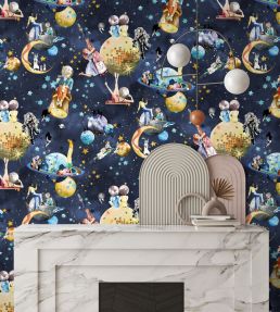 Cosmic Groove Wallpaper by Brand McKenzie Midnight
