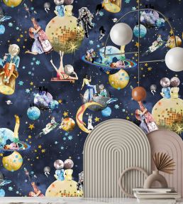 Cosmic Groove Wallpaper by Brand McKenzie Midnight