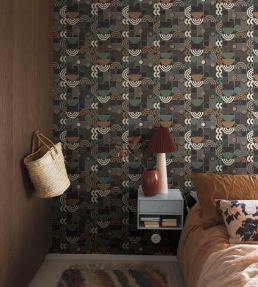 Cosmopolitan Wallpaper by Borastapeter Charcoal