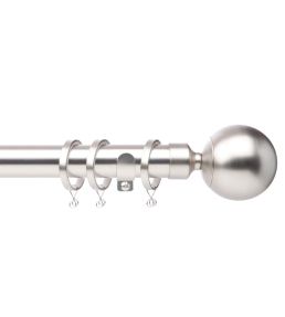 Cosmos 28mm Metal Matt Nickel Ball H6028/120/MN 120cm Standard bracket 12 Matt Nickel