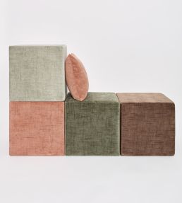 Cosmos Fabric by Pepe Penalver Espresso