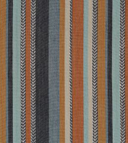 Costa Nova Fabric by Casamance Pierre Bleue Terre de Sienne