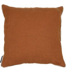 Cote Lin Cushion 45 x 45cm by Maison Casamance Terracota