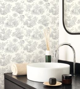 Cote Sauvage Wallpaper by Casadeco Gris Mouette