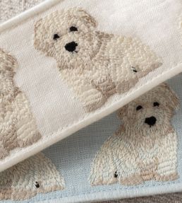 Coton De Tulear Border Trimming by Samuel & Sons Wedgewood