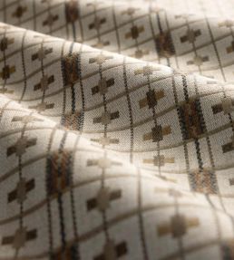 Cotswold Check Fabric by Sanderson Linen/Muntjac