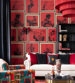 Cotton Club Wallpaper by MINDTHEGAP Red
