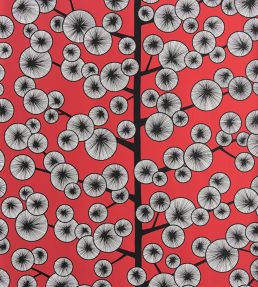 Cotton Tree Wallpaper by MissPrint Snapdragon Red