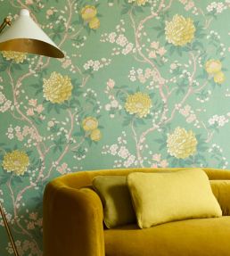 Cotton Velvet Fabric by Liberty Brinjal