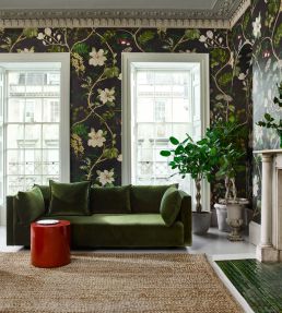 Cotton Velvet Fabric by Liberty Agave