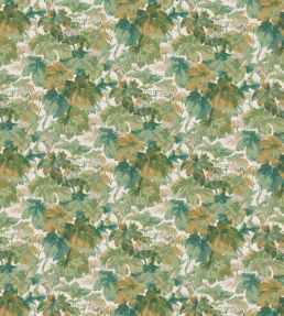 Country Walk Fabric by Mulberry Home Emerald
