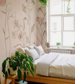 Countryside Mural by Coordonne Pink