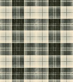 Countryside Plaid Wallpaper by MINDTHEGAP Charcoal