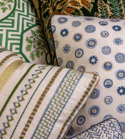 Court Buttons Fabric by GP & J Baker Blue