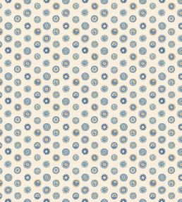 Court Buttons Wallpaper by GP & J Baker Blue