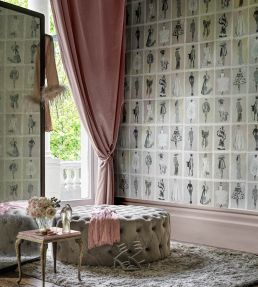 Couture Carousel Pearl With Windows Wallpaper by Cole & Son Bright Multi Pearl