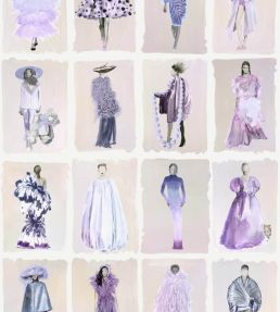 Couture Carousel Wallpaper by Cole & Son Lavender