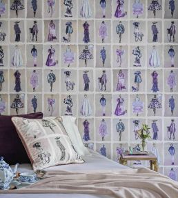 Couture Carousel Wallpaper by Cole & Son Lavender