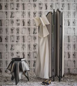 Couture Carousel Pearl With Windows Wallpaper by Cole & Son Lavender Pearl
