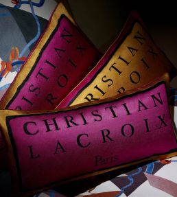 Couture! Cushion 60 x 30cm by Christian Lacroix Rose Torero