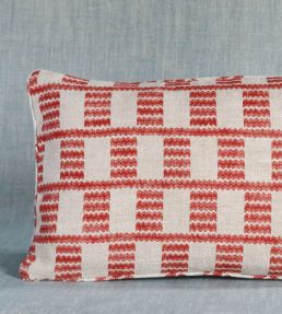 Cove Cushion 43 x 35cm by Fermoie Red