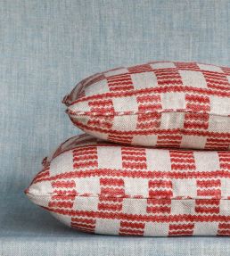 Cove Cushion 43 x 35cm by Fermoie Red
