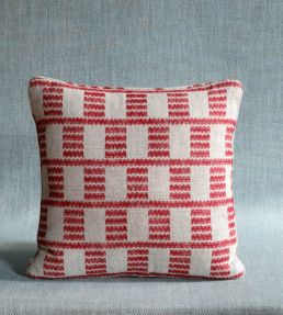 Cove Cushion 43 x 43cm by Fermoie Red