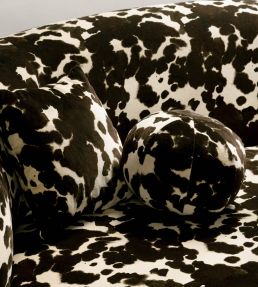 Cowhide Fabric by MINDTHEGAP Black and White