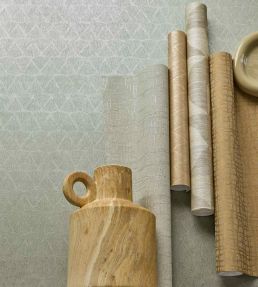Crackled Clay Wallpaper by Eijffinger Beige/Sand