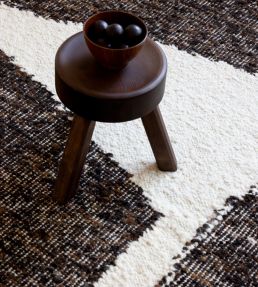 Brink & Campman Craft Fundament rug Chocolate/Cream 149305140200 Chocolate/Cream