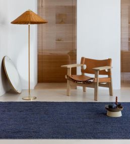 Brink & Campman Craft Plait rug Denim 49008140200 Denim