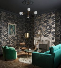 Crane Fonda Wallpaper by Divine Savages Black Gold