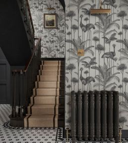 Crane Fonda Wallpaper by Divine Savages Charcoal