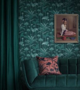 Crane Fonda Wallpaper by Divine Savages Emerald