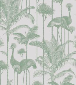 Crane Fonda Wallpaper by Divine Savages Palm Green