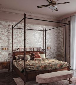 Crane Fonda Wallpaper by Divine Savages Soft Copper