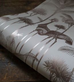Crane Fonda Wallpaper by Divine Savages Soft Copper
