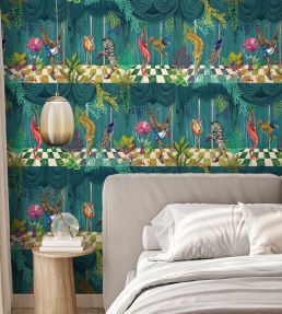 Creature Club Wallpaper by Brand McKenzie Emerald