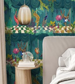 Creature Club Wallpaper by Brand McKenzie Emerald