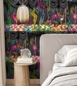 Creature Club Wallpaper by Brand McKenzie Slate Black