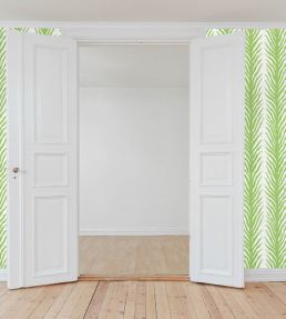 Creeping Fern Wallpaper by Schumacher Gold