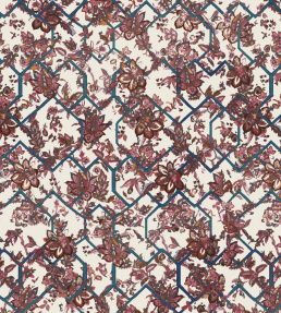Creeping Trellis Wallpaper by Parker & Jules Wedgwood Red