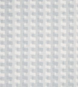 Cremaillere Fabric by Christopher Farr Cloth Soft Blue