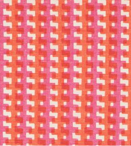 Cremaillere Performance Fabric by Christopher Farr Cloth Rosa
