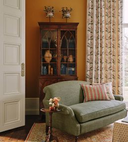 Cresswell Fabric by Colefax And Fowler Blue/Green