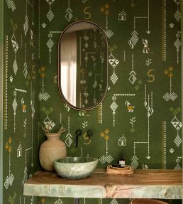 Criollo Wallpaper by Coordonne Cactus