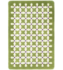 cc-tapis Criss Cross rug Green CRISS -GREEN Green